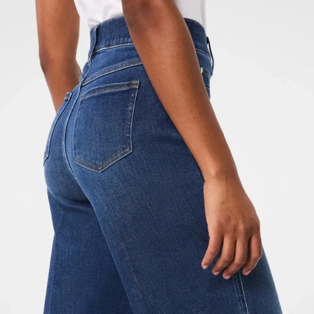 SPANX - SPANXshape™ Original EveryWear Cropped Wide Leg Jeans - Med - 8 - 10 NWT - Picture 8 of 8